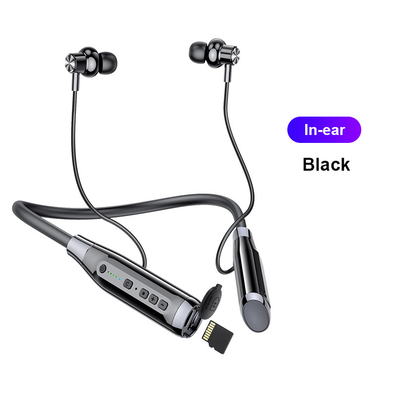 100 giờ chơi nhạc Tai nghe Bluetooth đeo cổ IPX5 Thể thao chống nước Tai nghe không dây Bluetooth 5.0 Tai nghe không dây Tai nghe không dây Hiệu ứng âm trầm Âm thanh vòm 9D Tai nghe âm thanh nổi có Mic