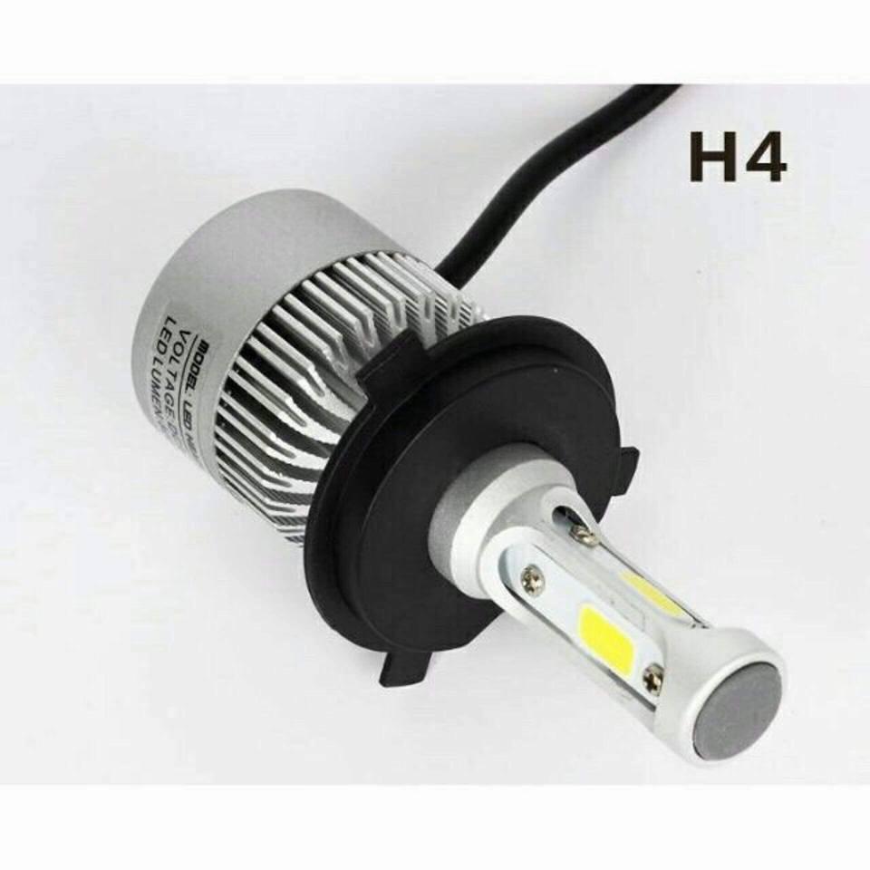 Đèn Led C6 3 tim chân H4 dành cho xe máy (1 bóng)