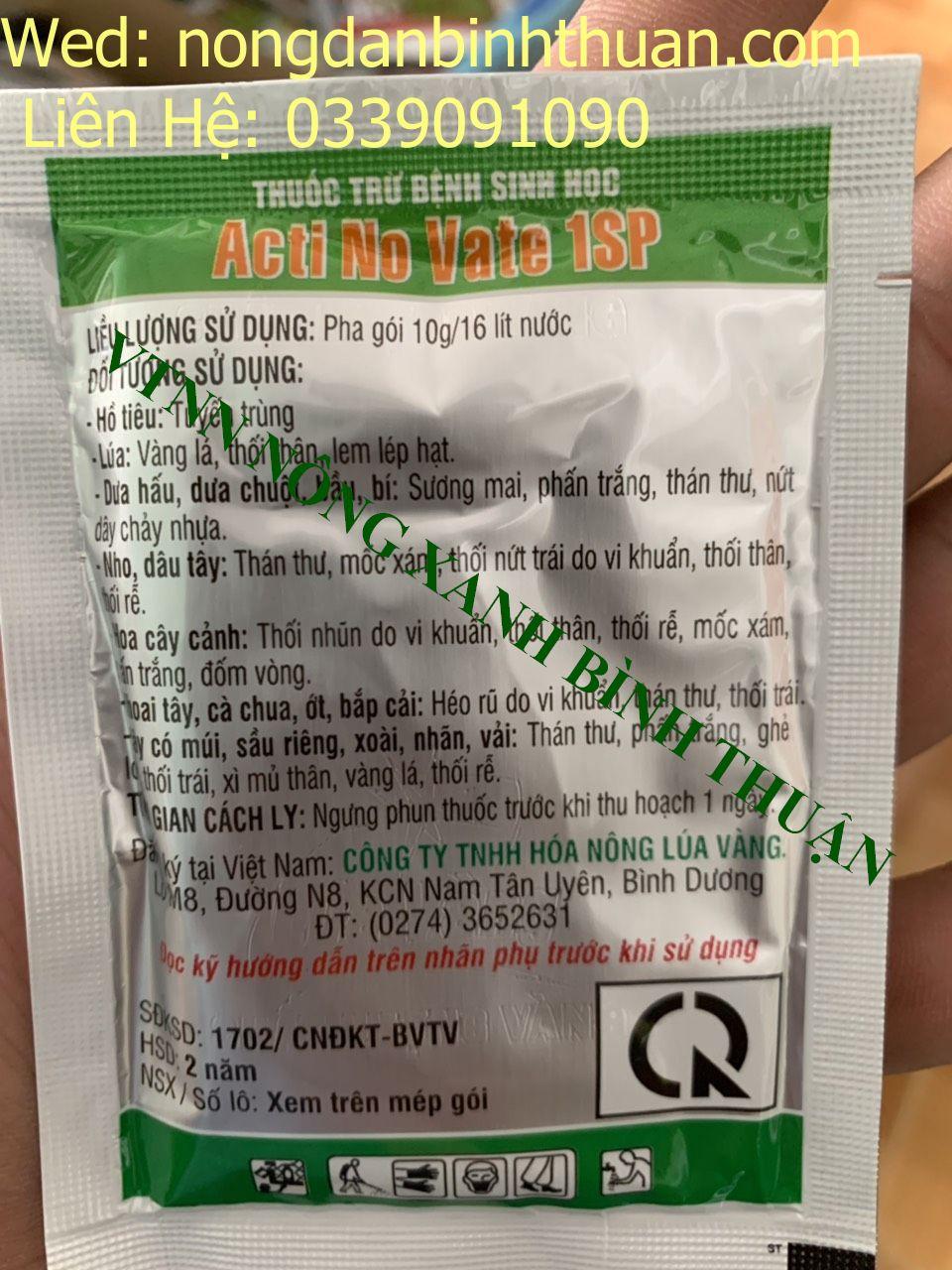 2 gói ACTINO VATE 1SP - TRỪ BỆNH SINH HỌC