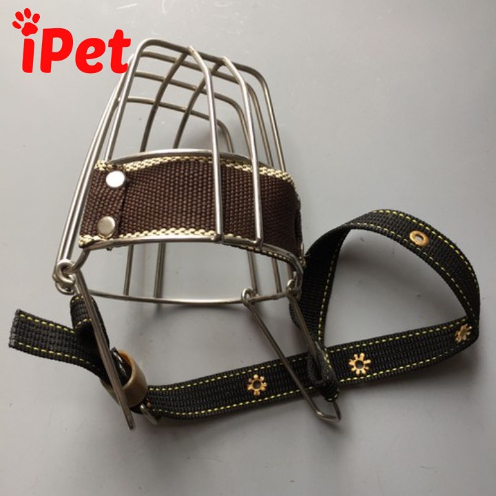 Rọ Mõm Inox Cho Thú Cưng Chó Size M - iPetshop