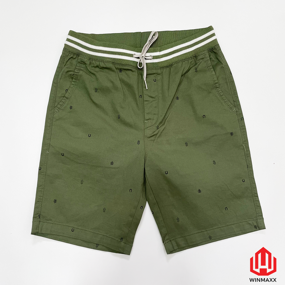 Quần Short Kaki Nam Lưng Bo In S56 - Winmaxx