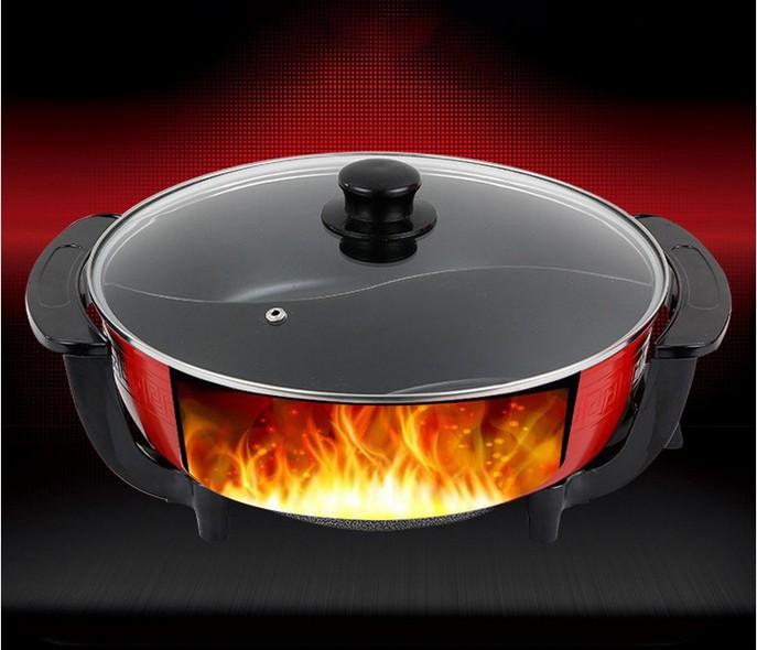 [HCM]Nồi Lẩu Điện 2 Ngăn Mishio MK112