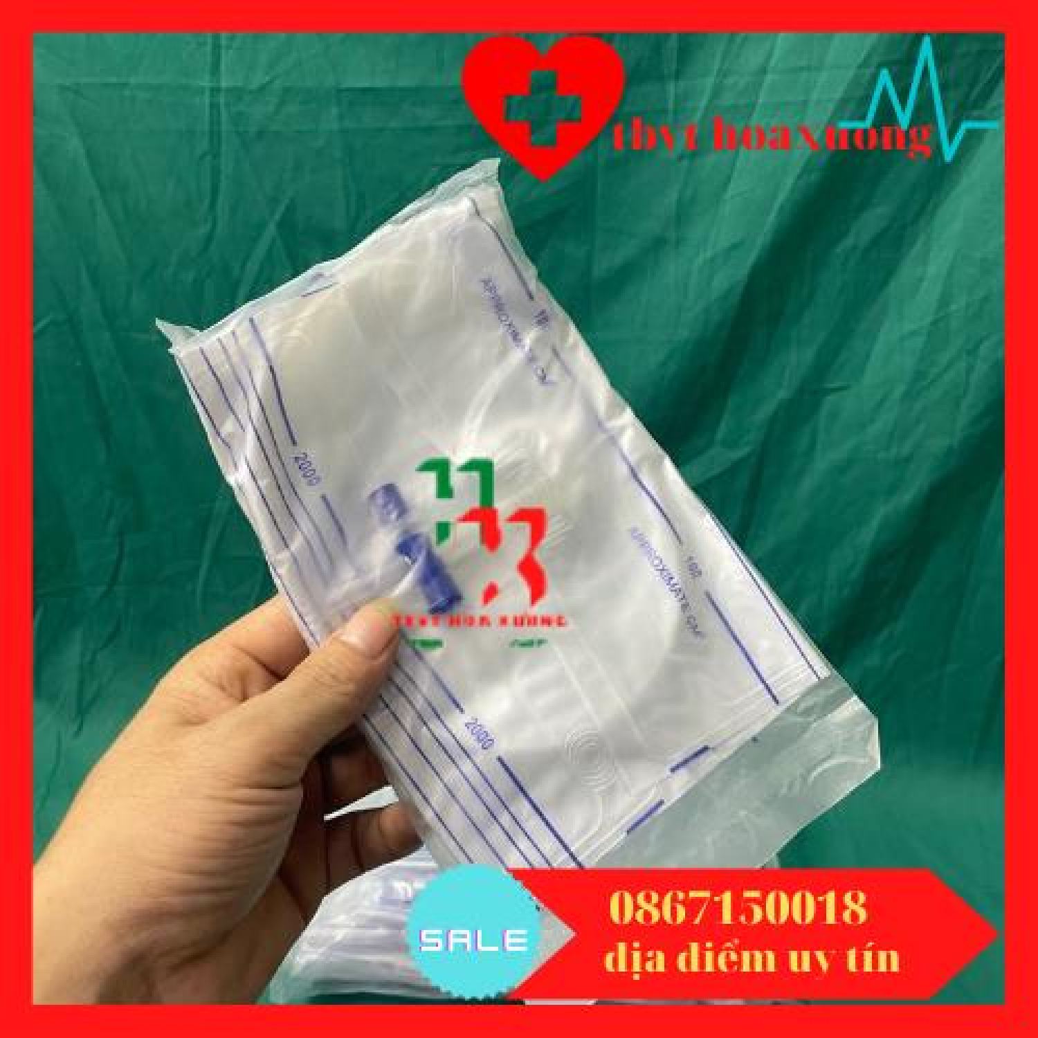 10 Túi Đựng Nước Tiểu Van Ngang