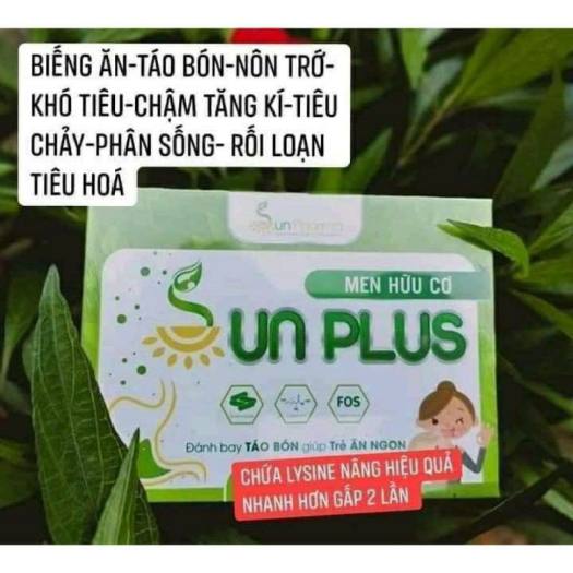 Men hữu cơ Sunplus (men sống hữu cơ Sun plus)