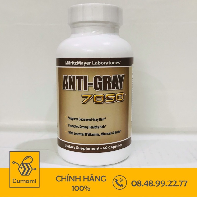 ANTI GRAY 7050 hỗ trợ bạc tóc 60v nhập khẩu