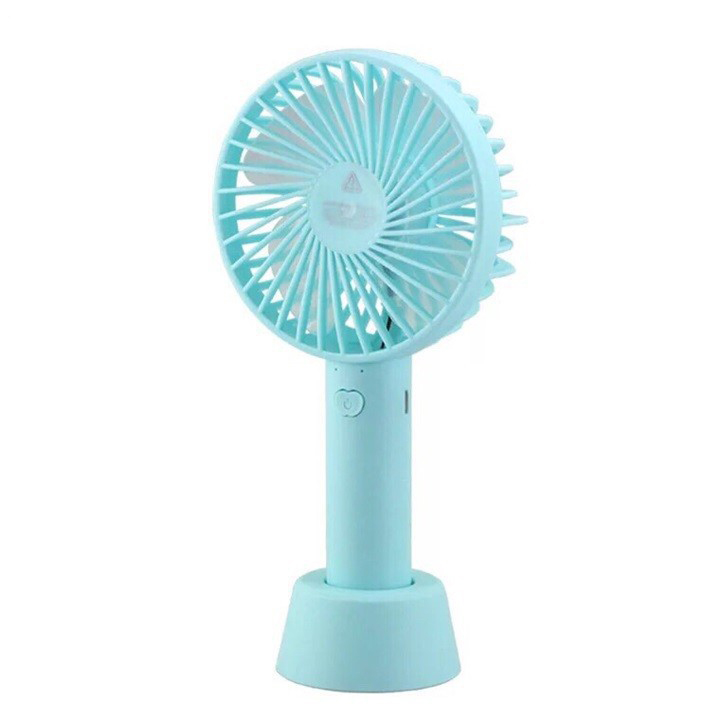 Quạt Tích Điện Mini Cầm Tay 3 Chế Độ Gió