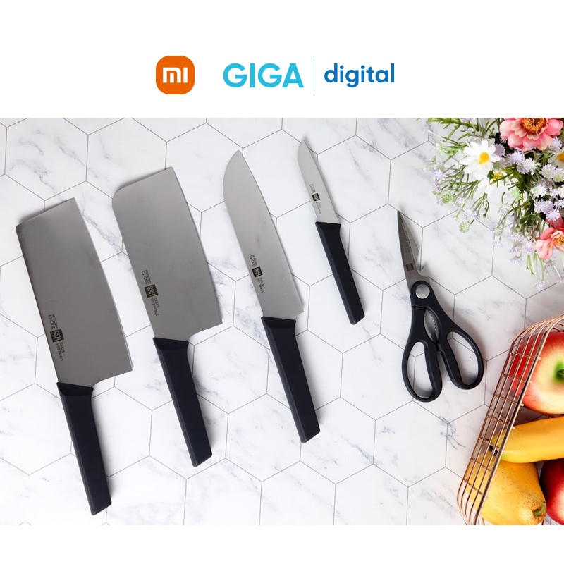 [ Hỏa tốc HN - HCM ]  Bộ dao làm bếp 6 món Xiaomi HUOHOU