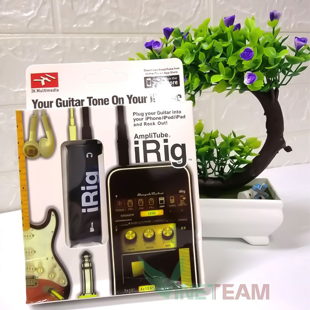 irig thiết bị thu âm dùng cho Điện Thoại và các thiết bị di động Hỗ trợ phần mềm điện thoại Android và IOS Có Thể dùng Test tone đàn Guitare