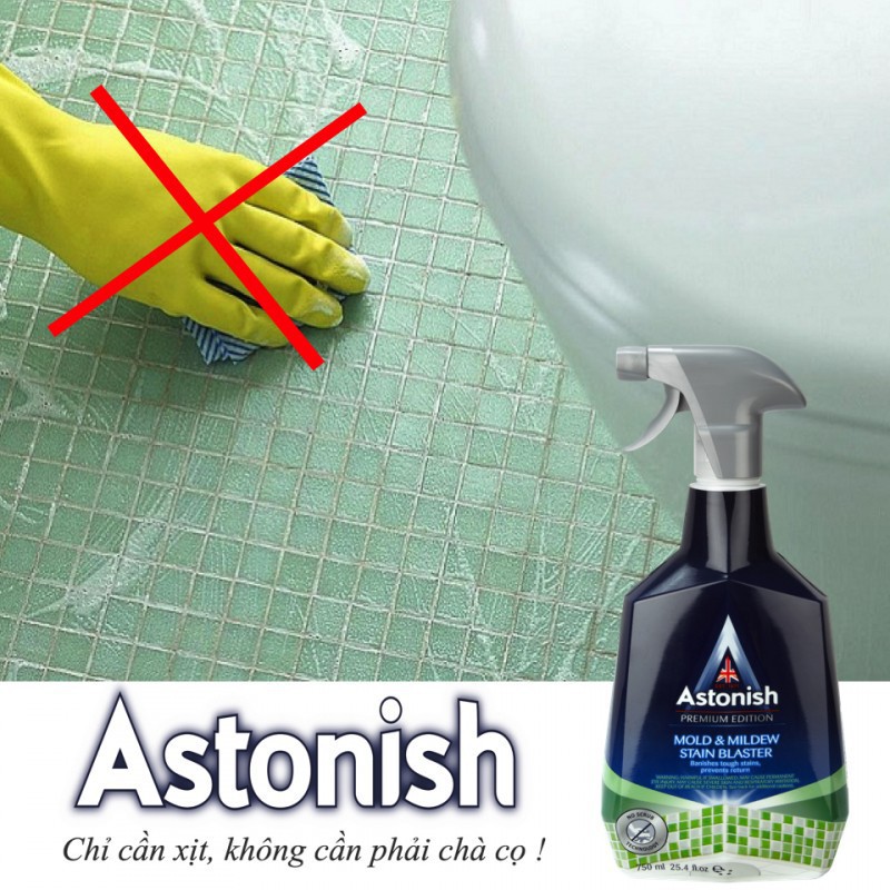 [HCM]Bình xịt tẩy nấm mốc Astonish C1120-750ml