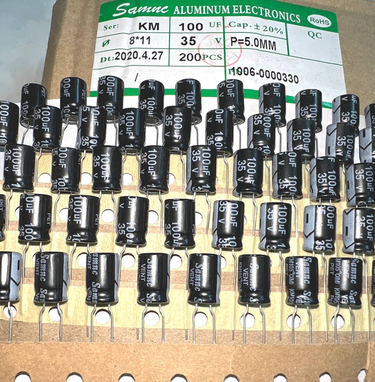 [ 20 con ] TỤ SAMNC ( 35V 100UF , 35V 470UF , 50V 10UF )