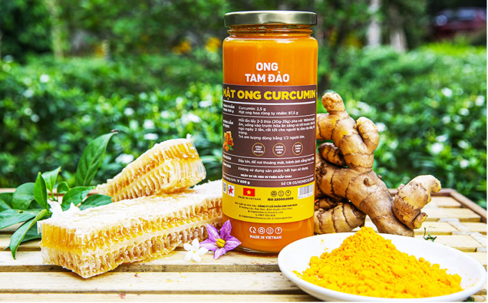 MẬT ONG CURCUMIN 600G