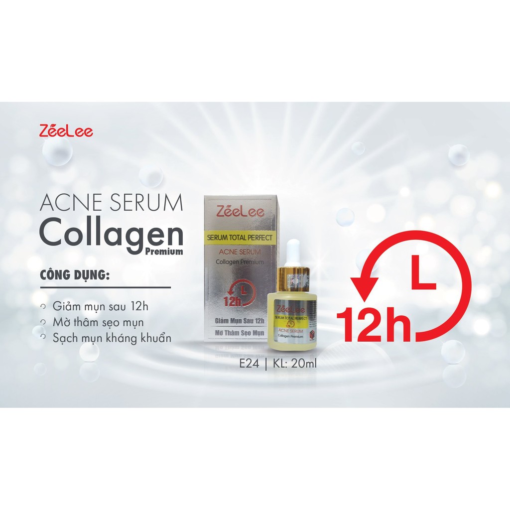 SERUM MỤN  ZEELEE COLLAGEN (HỘP CHAI 20ML ) E24