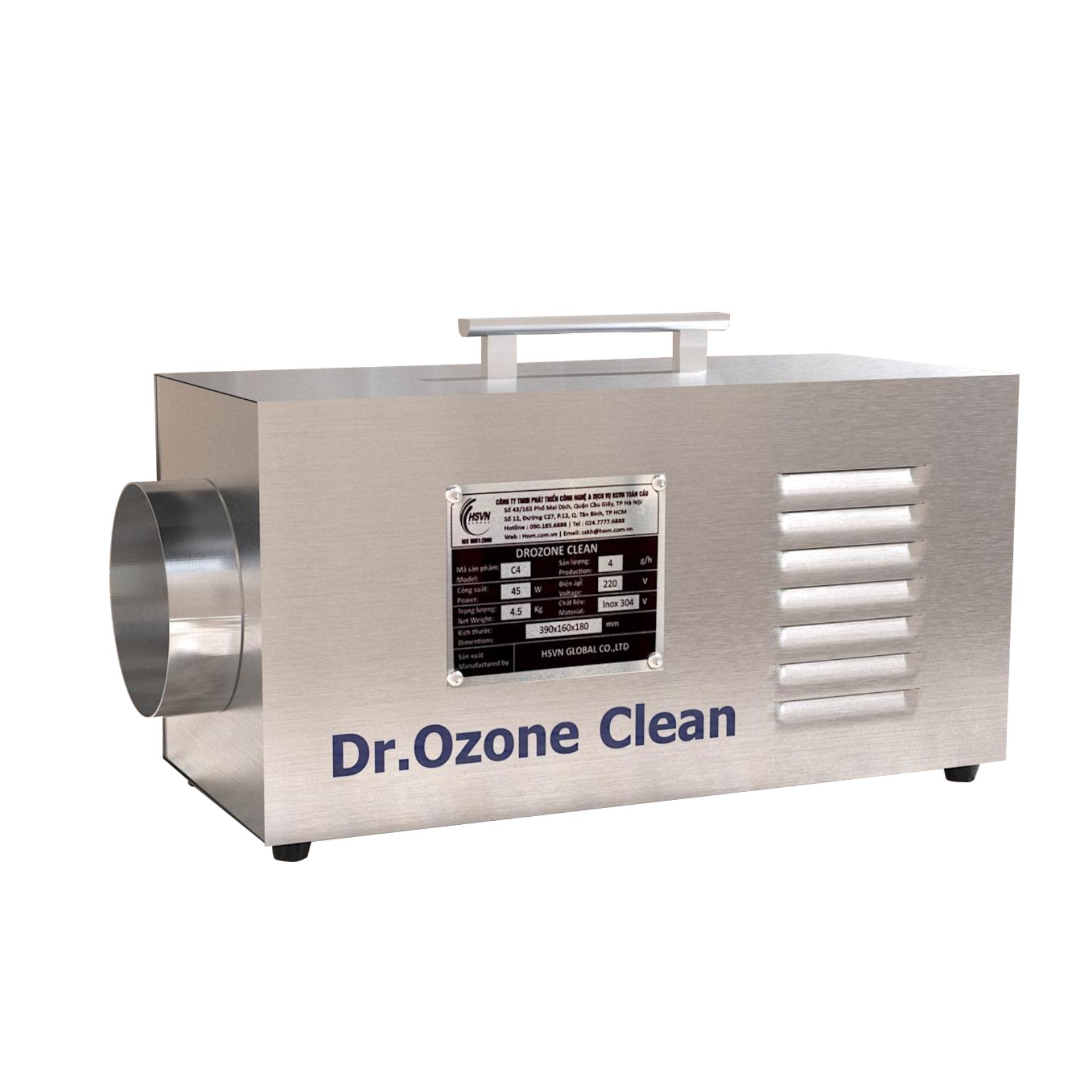 Máy khử mùi phòng khách sạn Drozone Clean C5