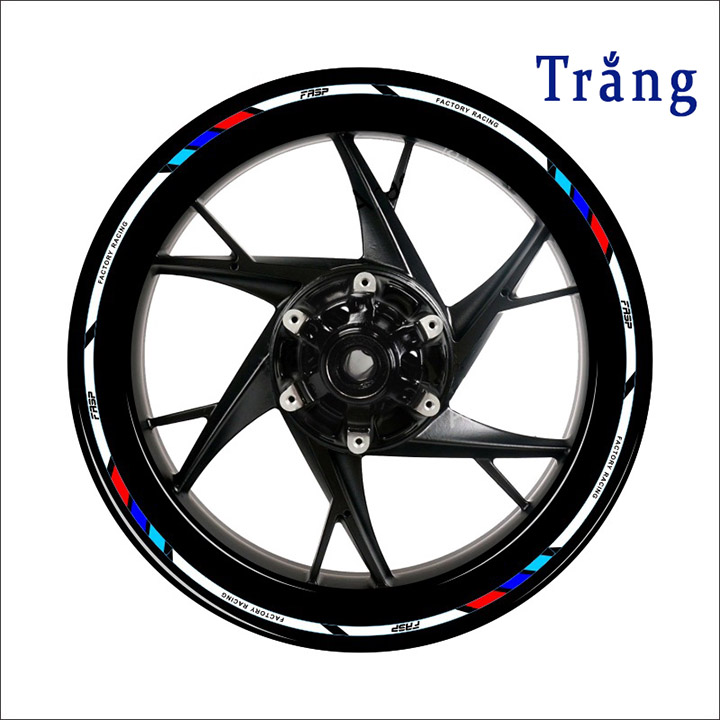 [HCM]Tem Dán Vành Xe Pha Màu Phản Quang [ 1 Bộ 2 vành ]