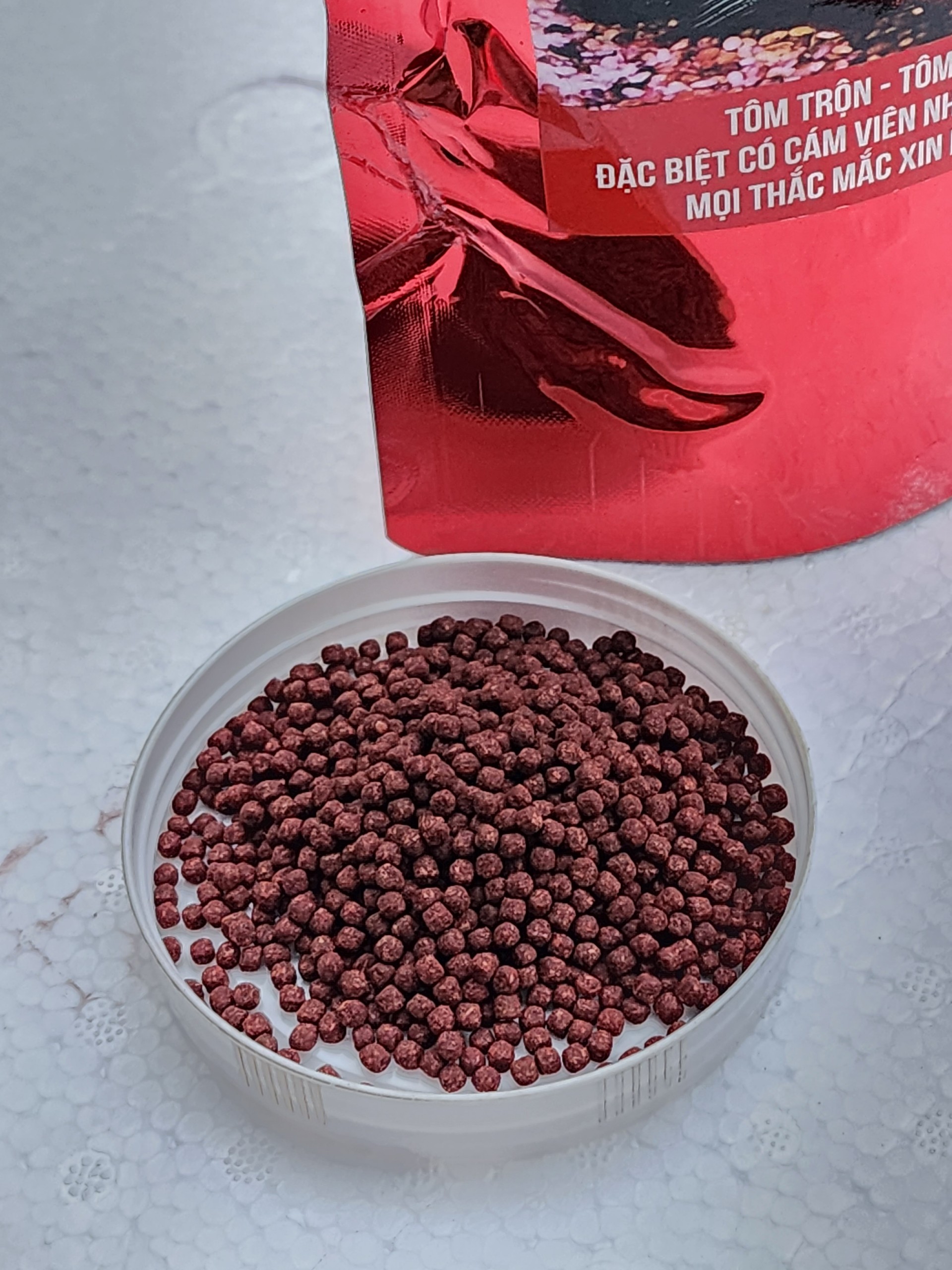 Công Thức Độc Quyền - Cám Cá La Hán Đ&N (Giúp Lên ĐẦU - MÀU cho Cá La Hán)