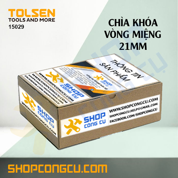 [HCM]Chìa khóa vòng miệng 21mm Tolsen 15029