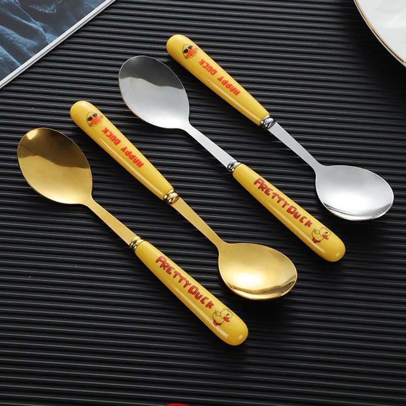 [ ComBo]  6 Thìa Vịt Vàng Duck Siêu Xinh. ĐTVM