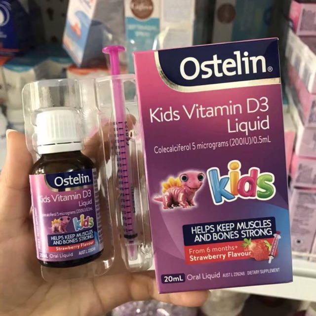 Vitamin D3 Liquid 20ml ( cho trẻ từ 6m trở lên)