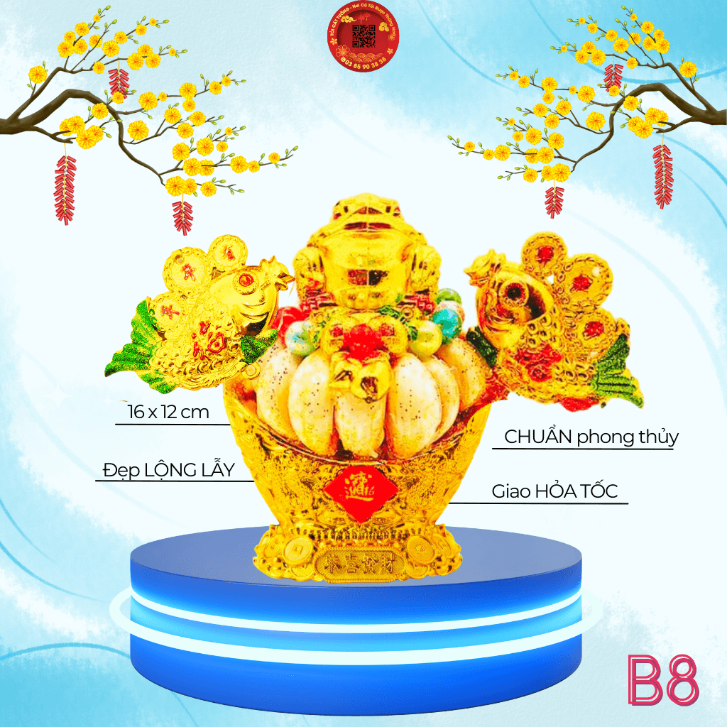 Bông Tỏi Ông Địa Cóc Chiêu Tài - TỎI CÁT TƯỜNG