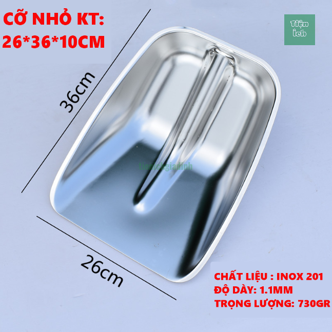 Xẻng Xúc Inox Cỡ Lớn Làm Từ Thép Không Rỉ Độ Dày 1,1MM Chiều Rộng 37cm ...