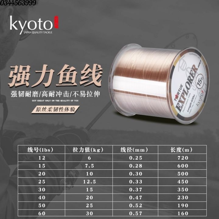 Cước Câu Cá Kyoto  (cam kết đổi trả trong 2 tuần đầu)
