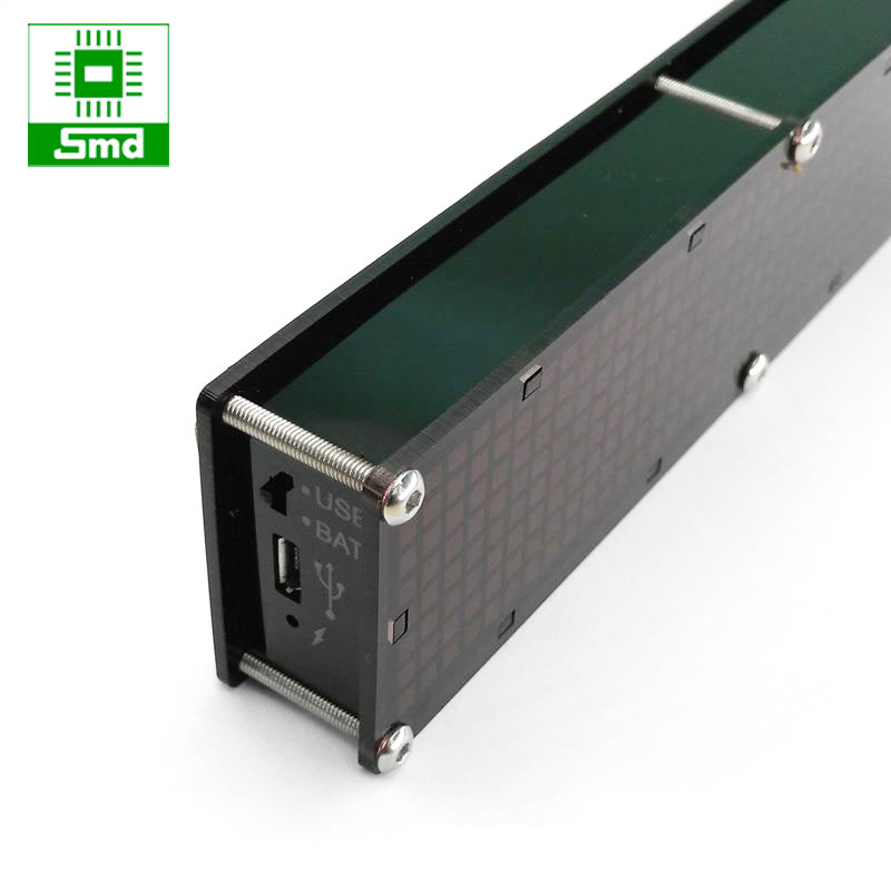 Đồng hồ led Matrix 8x40 V2 - Xanh dương