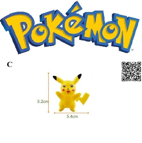 [HCM]1017 Mô hình pokemon nhân vật Pikachu C