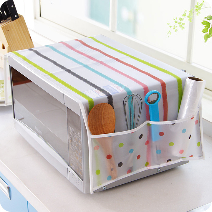 [HCM]Tấm Phủ Tủ Lạnh Chống Bụi, Tấm Che Tủ Lạnh, Chống Thấm Nước Bụi Bẩn, Có Túi 2 Bên Đựng Đồ Đa Năng Mẫu Mới - PucaMart