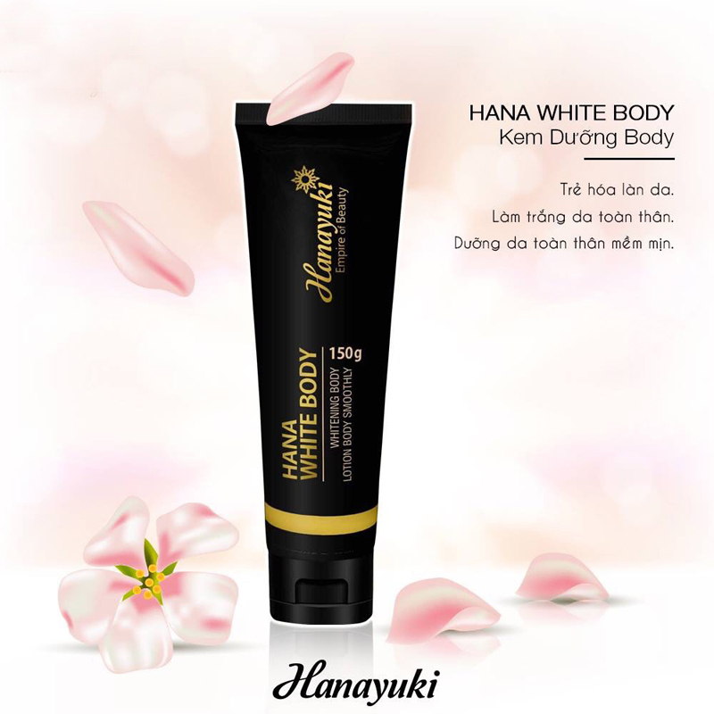 Kem dưỡng da Hana White Body Hanayuki