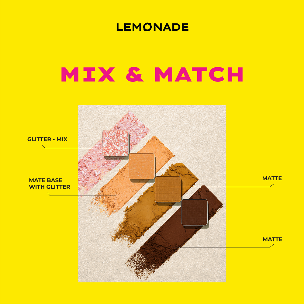 [Quà tặng + voucher]  Bảng phấn mắt Lemonade Aesthetic Eyeshadow Palette 20.8g