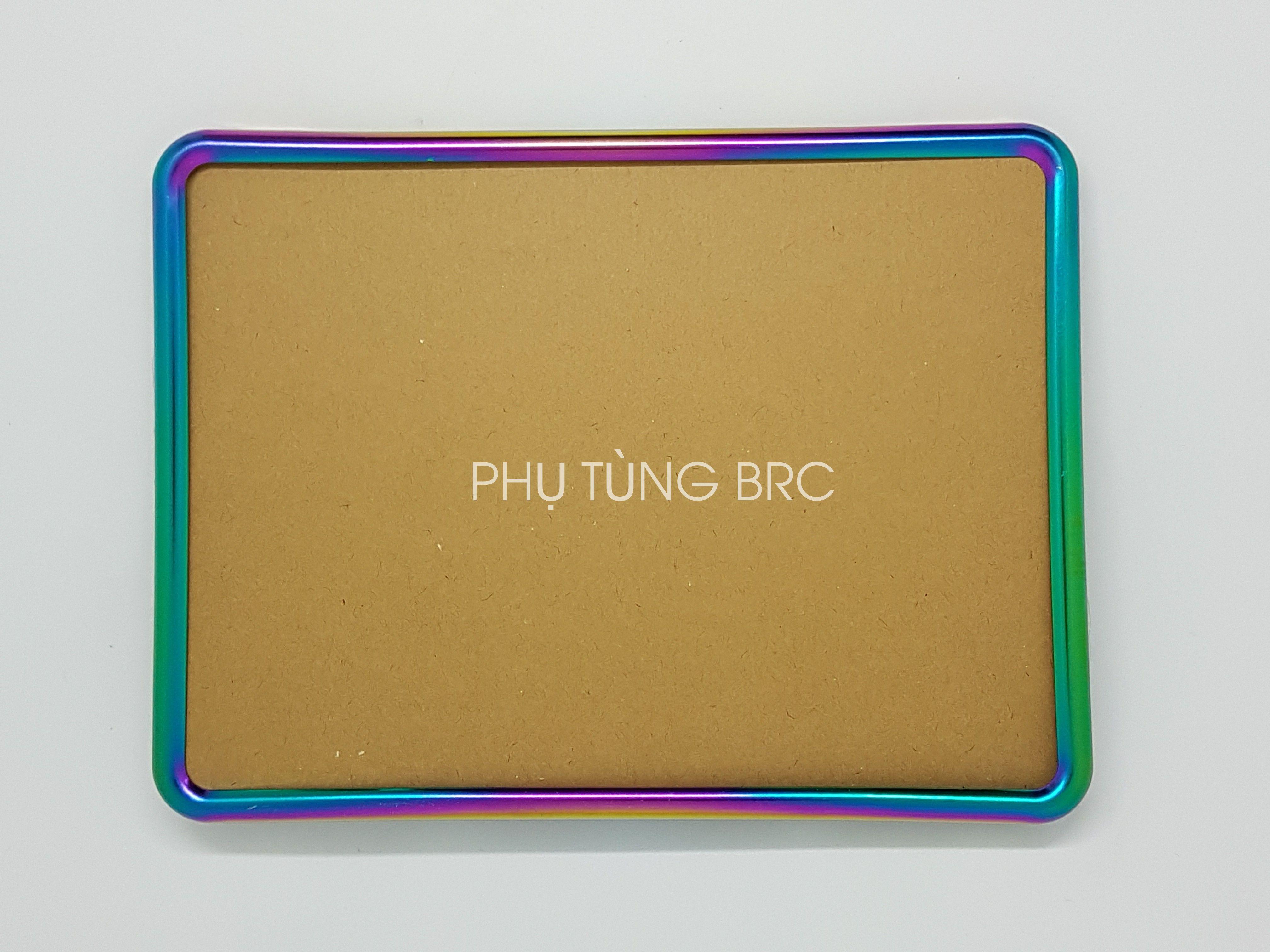 Bộ khung biển số titan 7 màu cao cấp