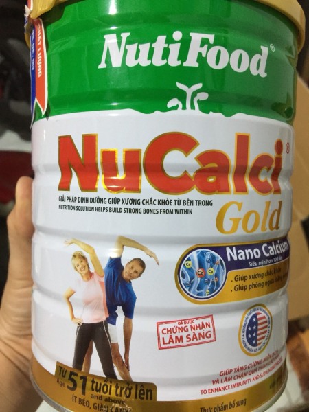 [HCM]Sữa  Nucalci Gold 51 Tuổi Trở Lên- Lon 800g nhập khẩu