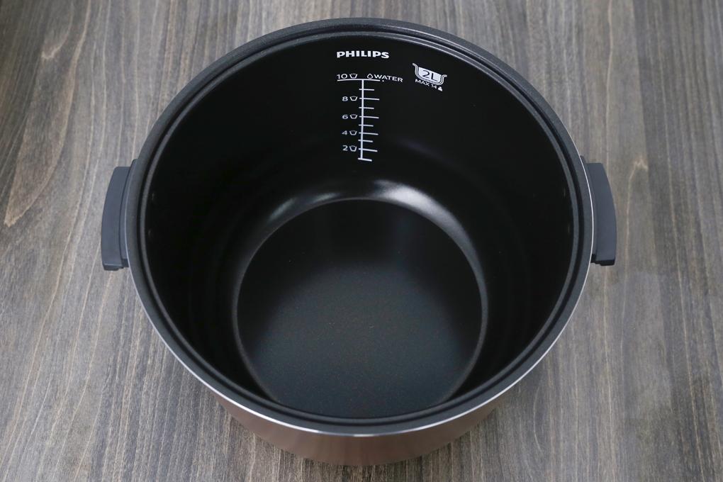 Nồi cơm điện Philips 2 lít HD3132/66 Bạc