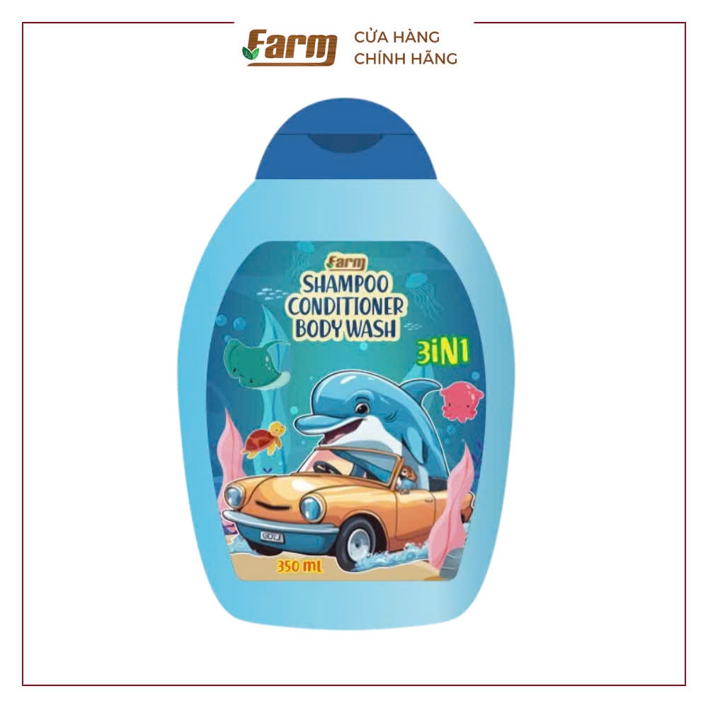 Sữa Tắm Gội Xả Em Bé Unicorn 3in1