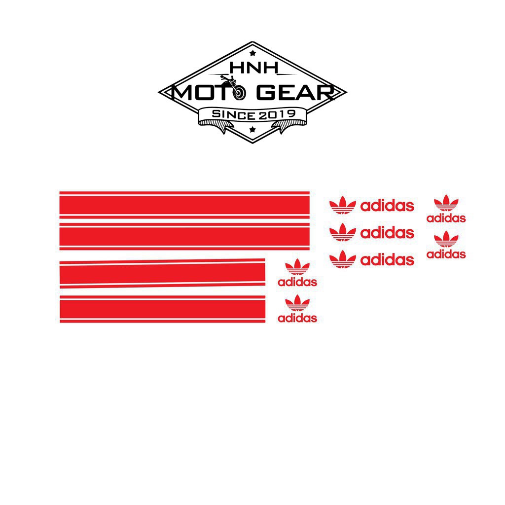 Tem Adidas Trang Trí Cho SH 2020, SH 2017-2019