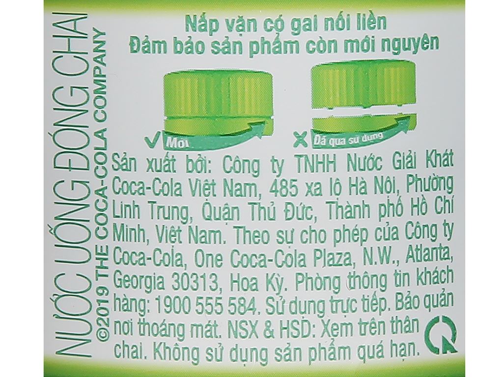 Nước uống đóng chai DASANI chai 350ml