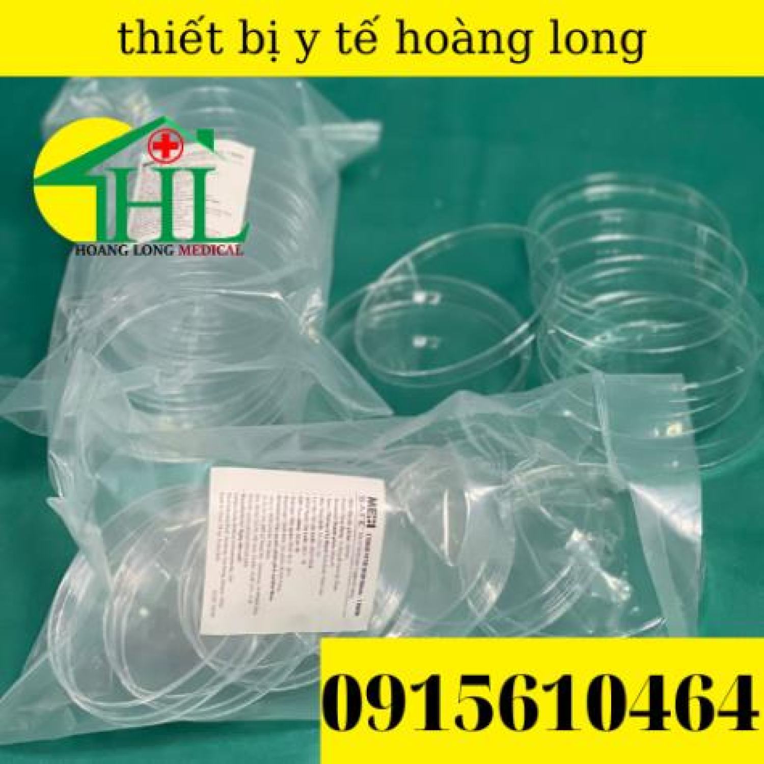 Thùng 500 đĩa petri nhựa 90x15mm
