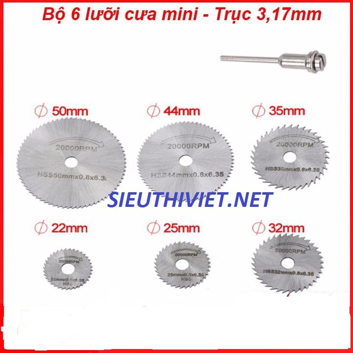 Bộ 6 lưỡi cưa mini