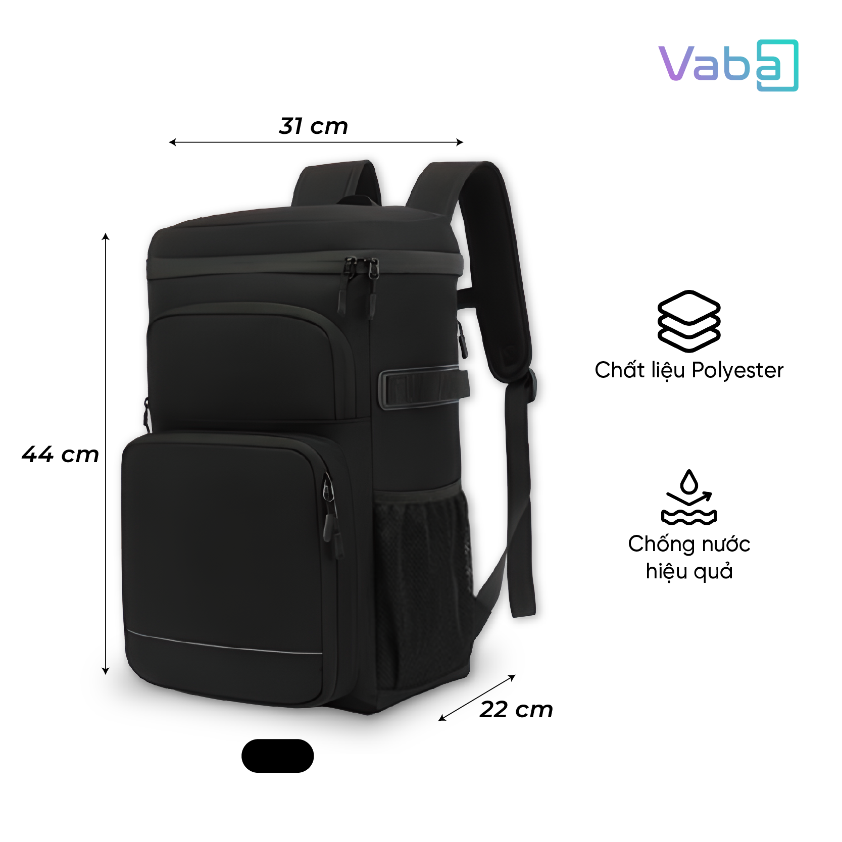Balo du lịch VABA BD011 giữ nhiệt cao cấp
