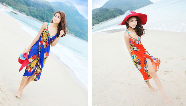 Khăn Voan Đi Biển thời trang