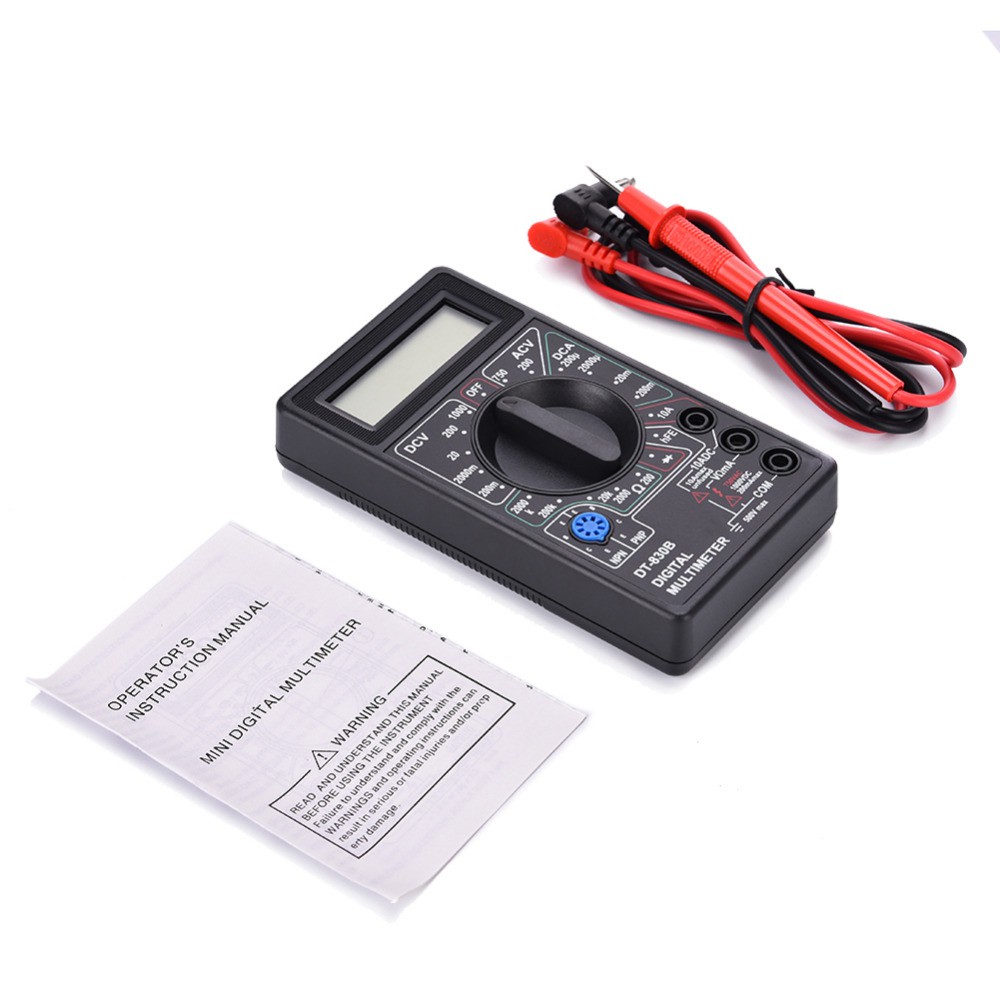 Đồng Hồ Đo Điện Vạn Năng Mini Dt830B