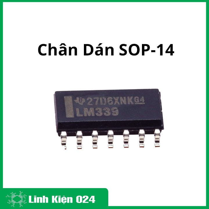 Ic lm339 sop14 / dip14 so sánh điện áp chính xác, độc lập