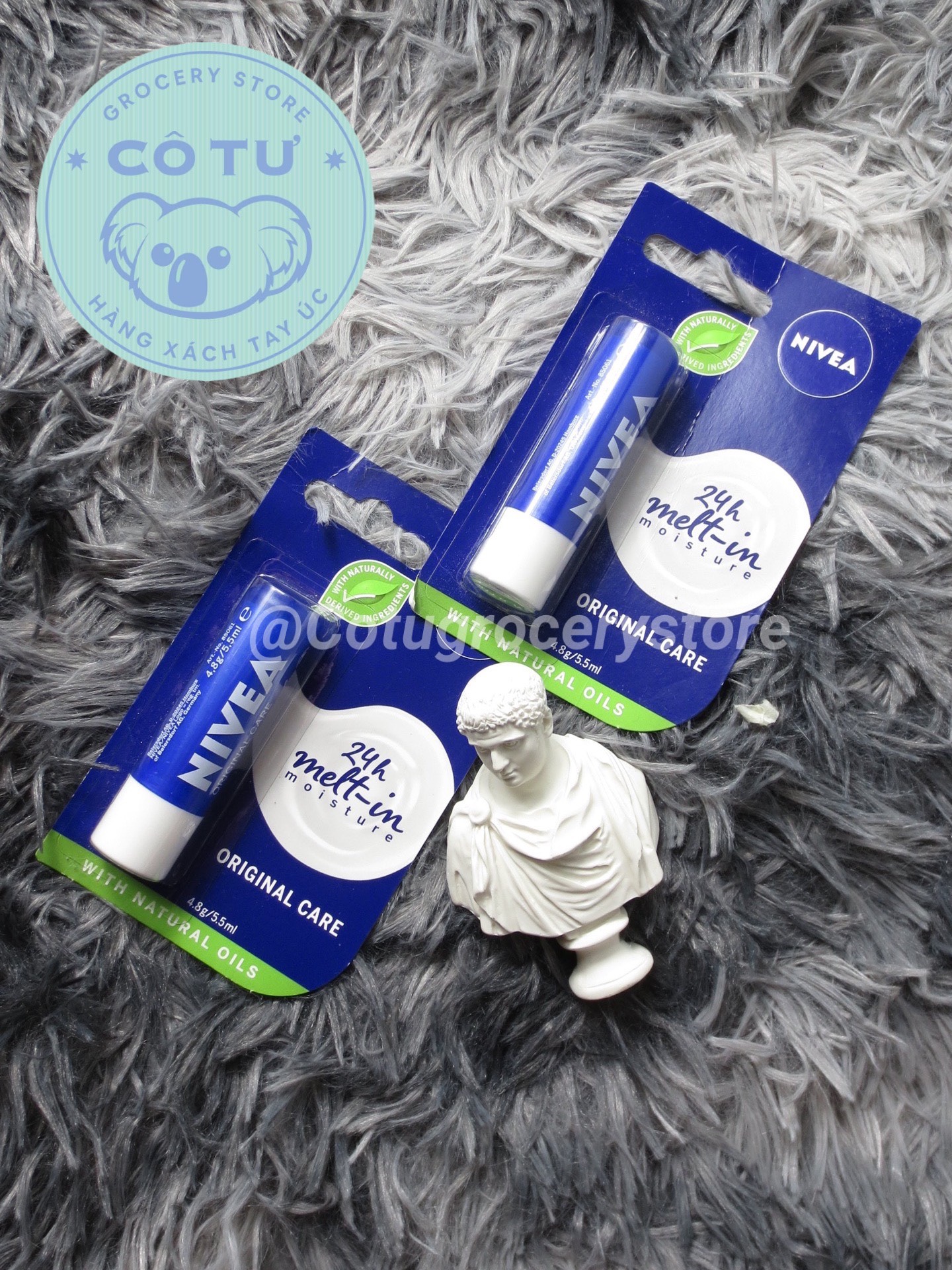 Son Dưỡng Nivea Nhiều Loại (Hàng Úc) 4,8G