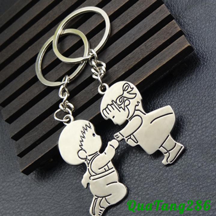 Móc chìa khóa đôi đẹp - móc khóa dễ thương