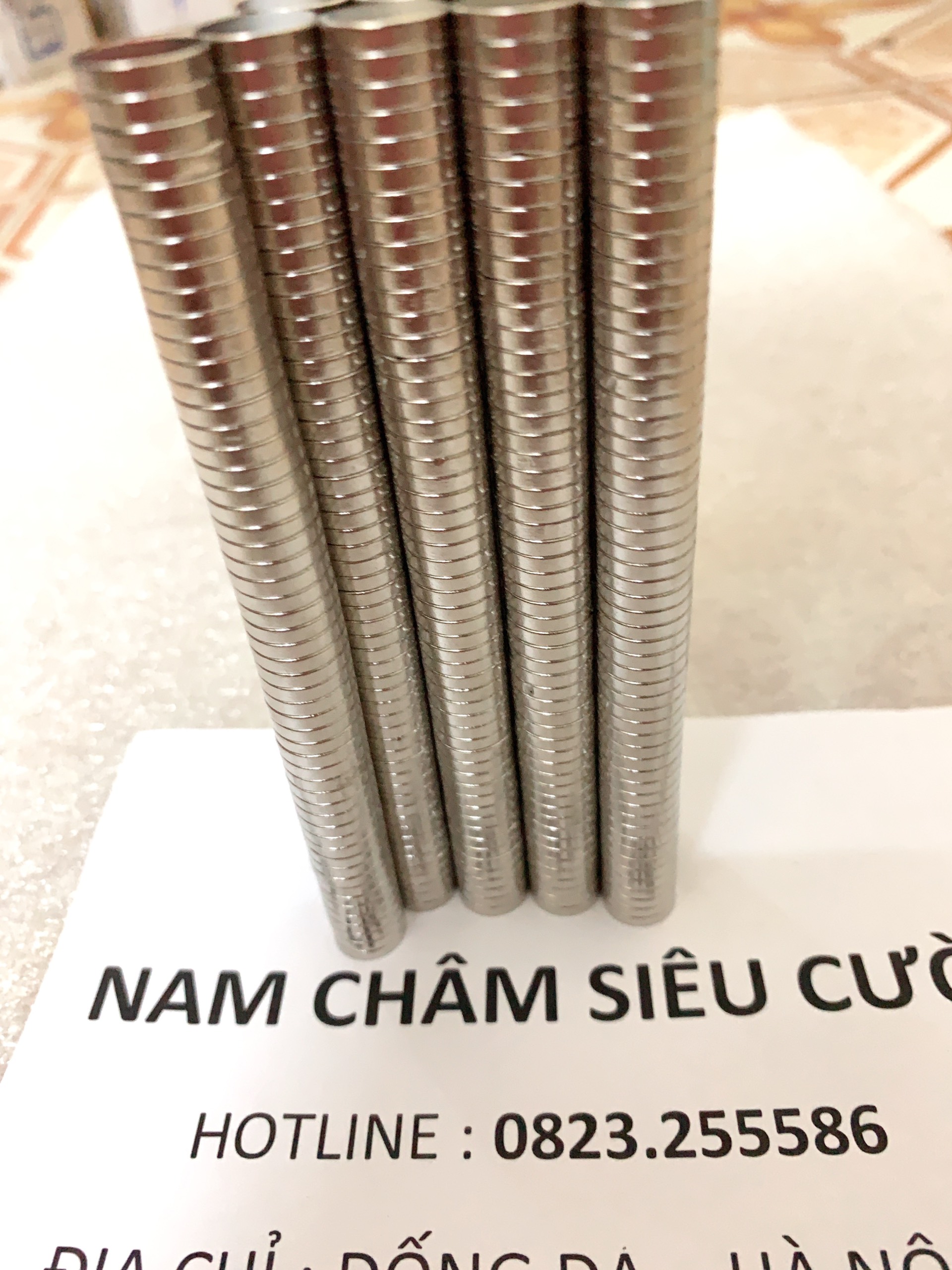 NAM CHÂM VIÊN D10X3MM ( SET 10 VIÊN )