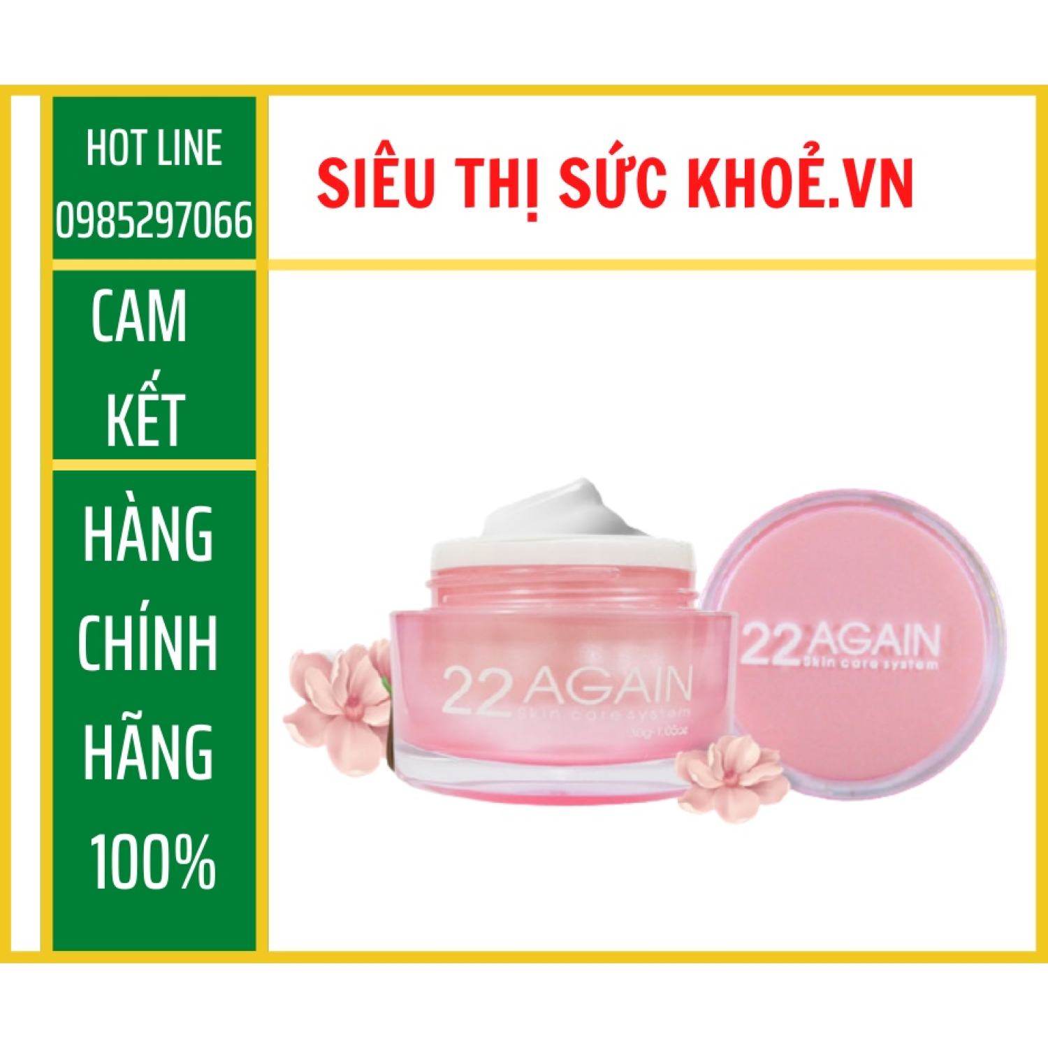 ✅kem 22 again ???? kem 22 again hàn quốc kem chống lão hóa