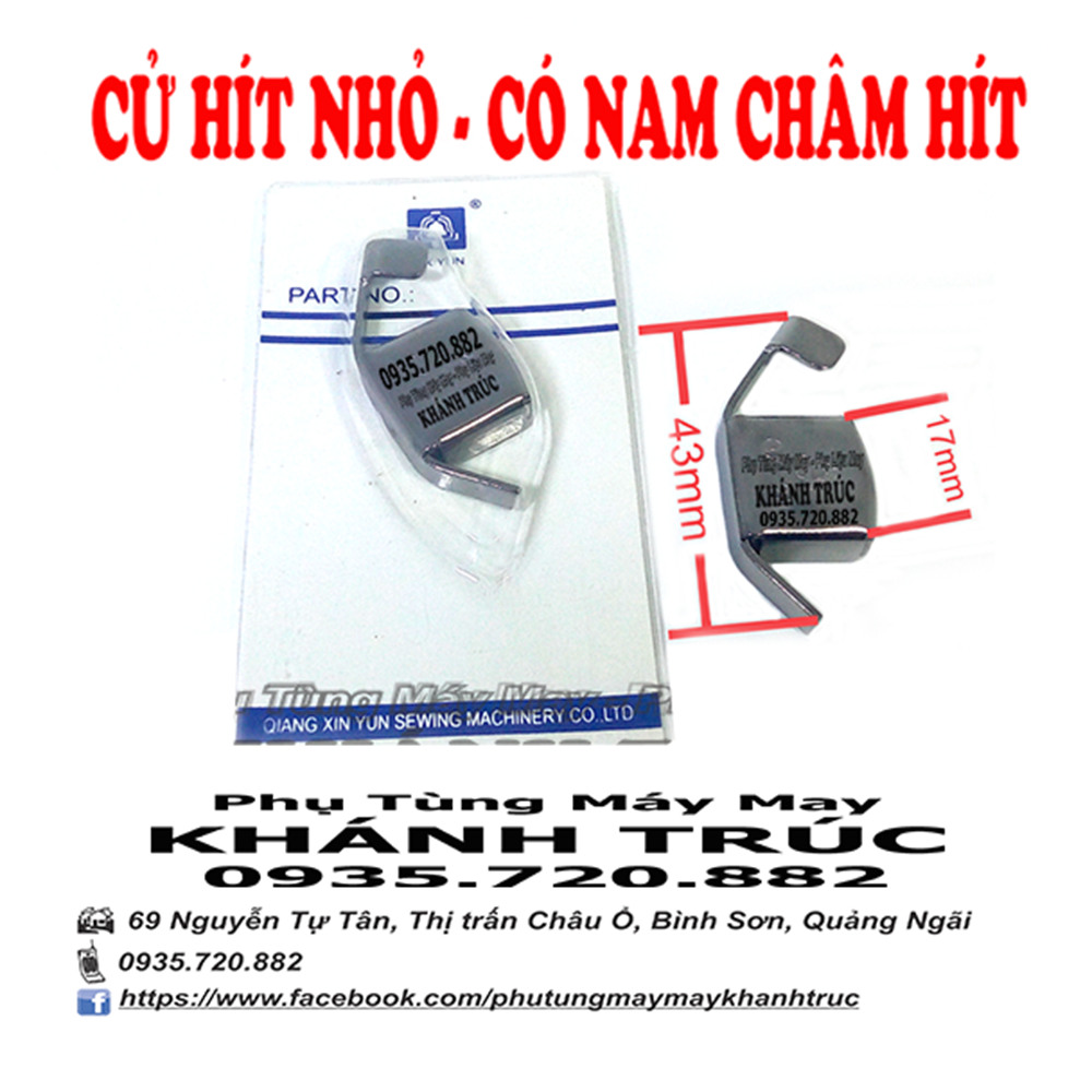 Cử hít Nhỏ - gá may thẳng máy may công nghiệp