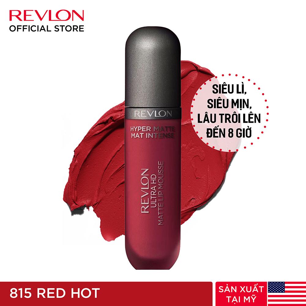 Son kem siêu lì Revlon Ultra HD Lip Mousse 5.9ml