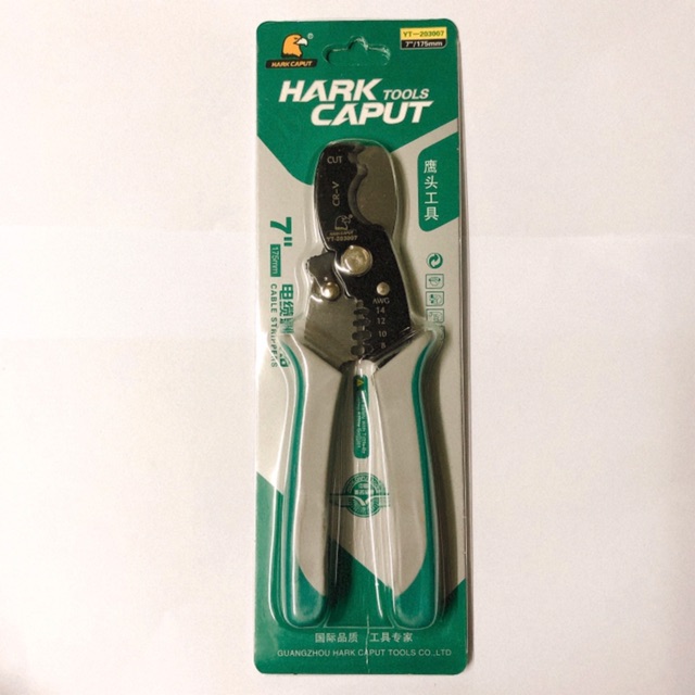 Kìm Đa Năng Cắt Cáp + Tuốt Dây Điện Hark Caput