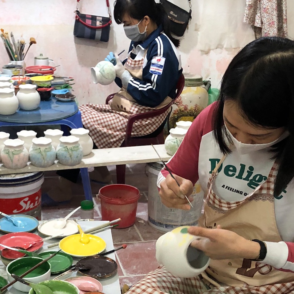 Máy Xông Tinh Dầu Gốm Bát Tràng